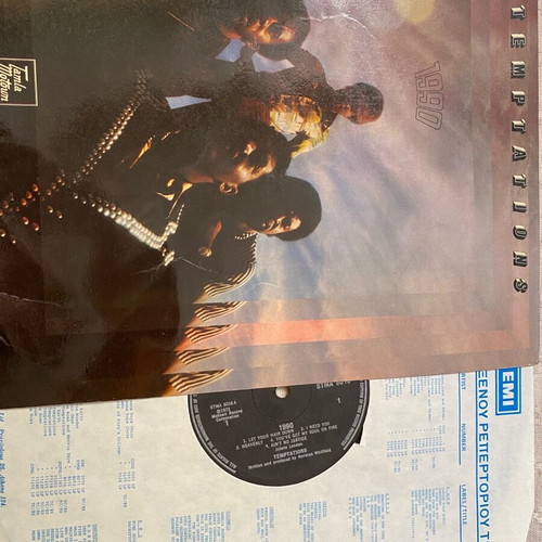 The Temptations 1990 vinyl record used