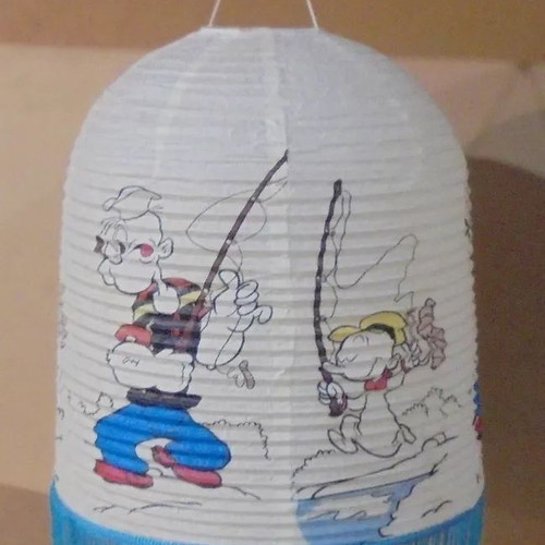 Popeye The Sailor old promotional paper lamp shade new