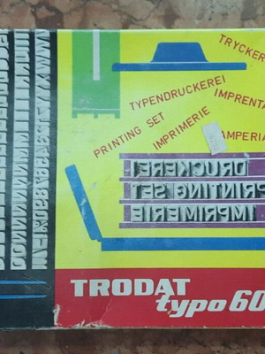 Vintage Trodat Typo 60 stamp making set used