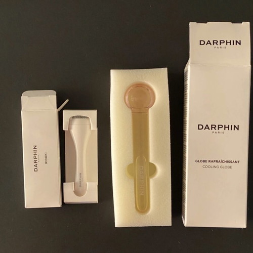 Darphin Cooling Globe and Ridoki Face Roller massage tools