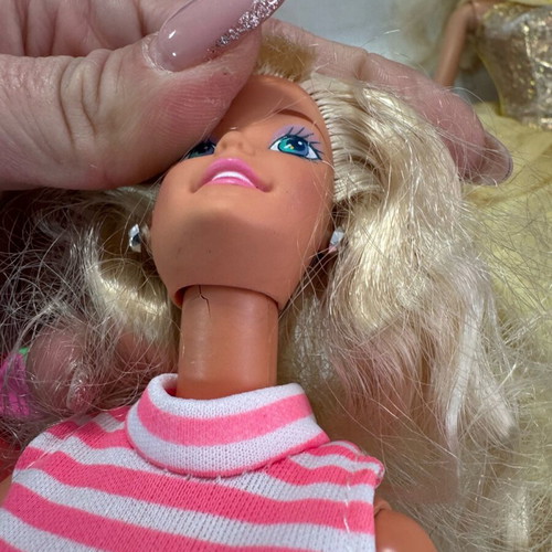Barbie vintage dolls used, retro lot