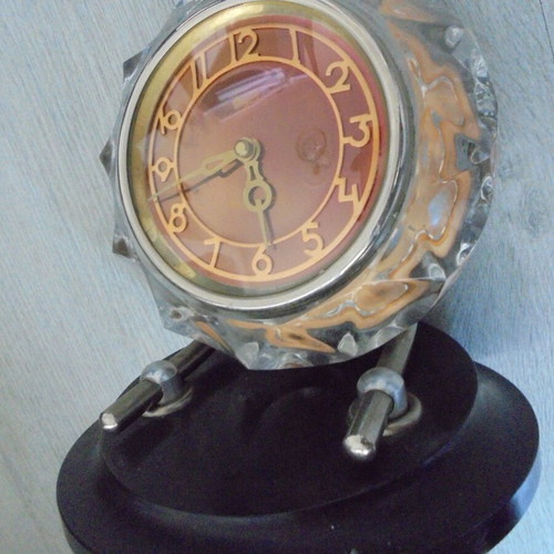Mayak Soviet Vintage Table Clock Mechanical Used