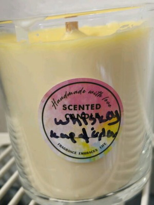 Soy candle in scented jar new