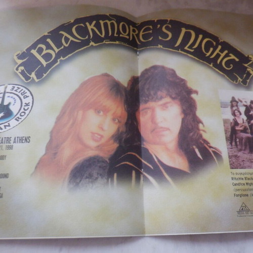 Blackmore's Night official concert program in Greece 1998 new