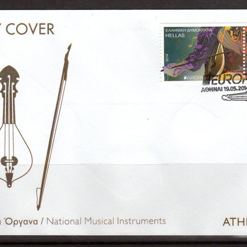 Unofficial First Day Cover 2014 Europa Cept like new
