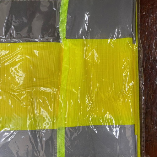 Work vest reflective yellow new