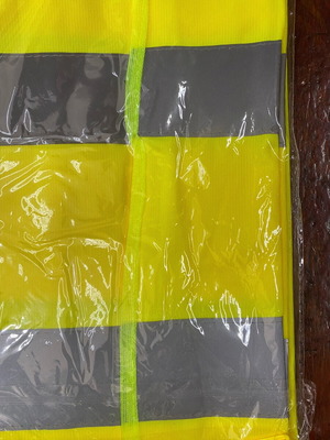 Work vest reflective yellow new