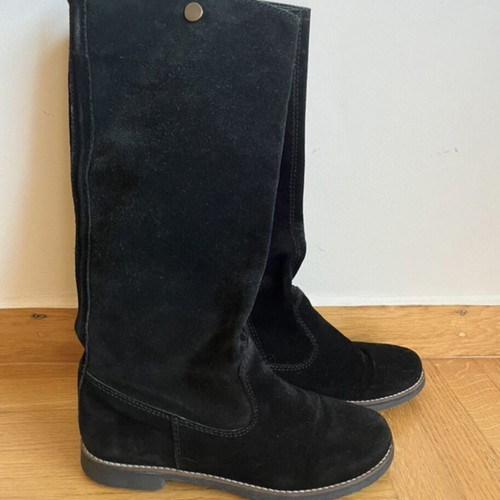 Sante suede boot used, 100% leather, size 37, black