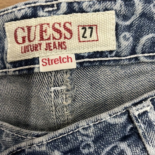 Guess denim bermuda shorts used, size S (27), blue