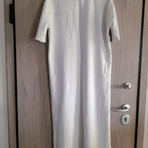 White dress size M new, 80% cotton 20% polyester