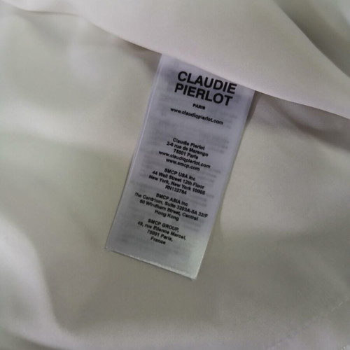 Claudie Pierlot women's dress new, white, viscose blend