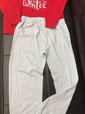 Hello Winter winter pajama used, size 10-14 years