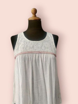 Pepe Jeans women's summer blouse like new, white, size M