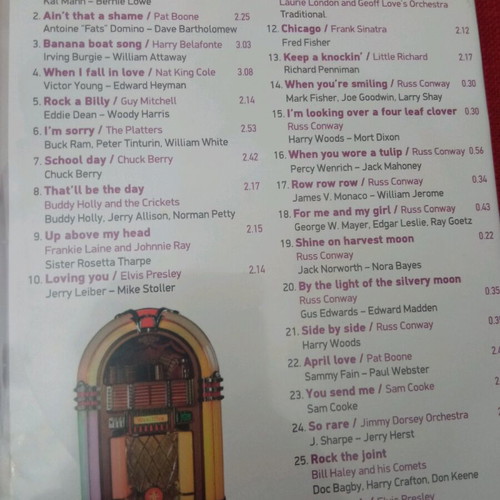 1957 collectible CDs with great foreign hits, like new, set of 3