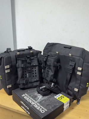 Kriega OS-32 full set with platforms, bottle holders and security straps