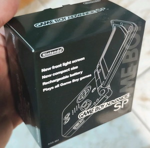 Custom box black για Gameboy advance SP Japan version