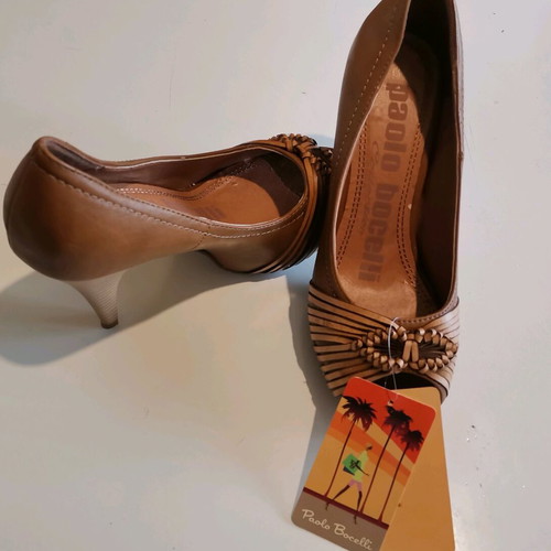 Paolo Bocelli pumps new, brown, size 39