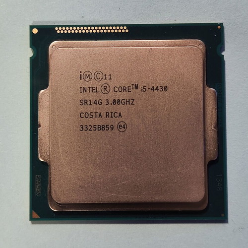 Intel Core i5 4430 processor used, socket 1150