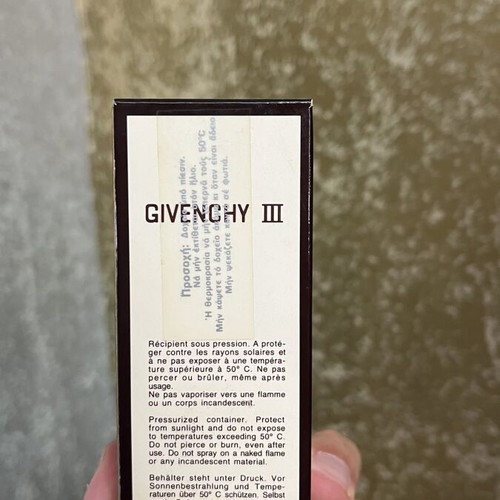 Givenchy III Paris 55ml Eau de Toilette atomizer 1970