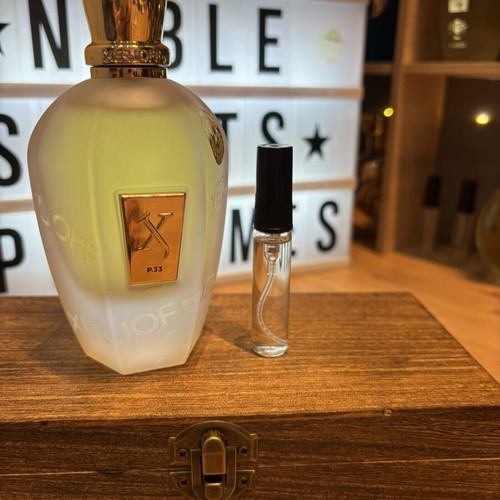 Xerjoff P.33 Blank Page edition Sketch book 5 ml decant perfume