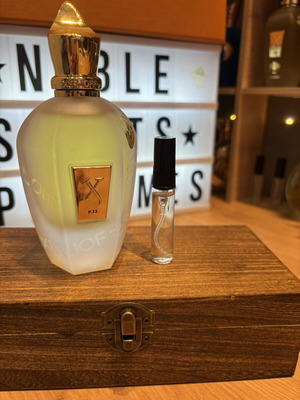Xerjoff P.33 Blank Page edition Sketch book 5 ml decant perfume