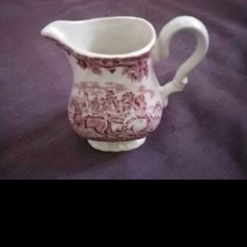 Myotts Staffordshire Country Life vintage creamer