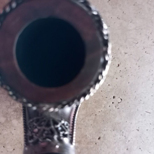 Decorative pipe with metallic elements, new