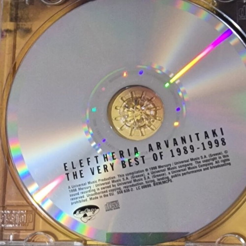Eleftheria Arvanitaki 1989-1998 collectible CD like new, entechno