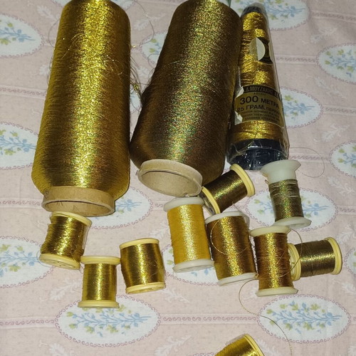 Threads used, pack of 70, various and embroidery