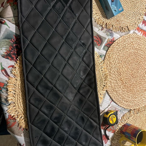 Moto seat cover quilted, baklava used for custom Harley Davidson motorcycles