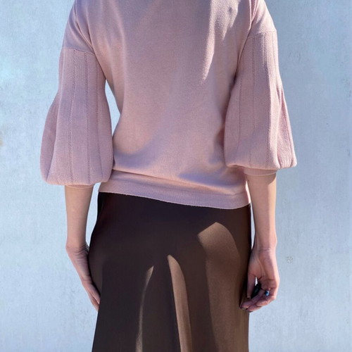 Liu Jo knitted sweater used, pink, size M
