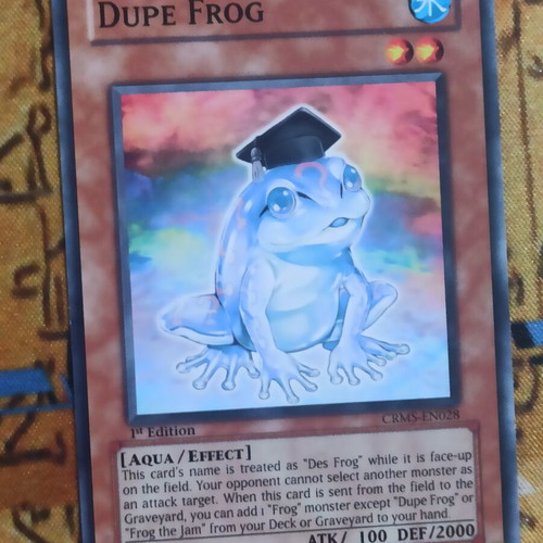 Dupe Frog Effect Monster card like new