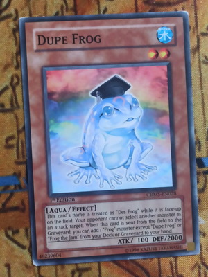 Dupe Frog Effect Monster card like new