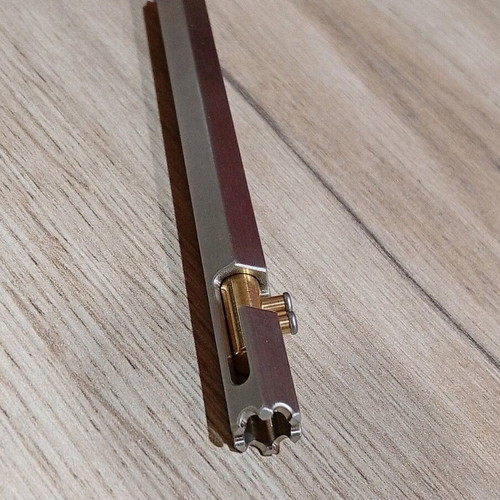 Stainless Steel Pen with Brass Like New