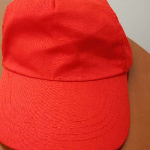 Jockey hat ROLY red like new, one size adjustable