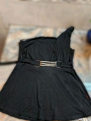 Evening top large black like new