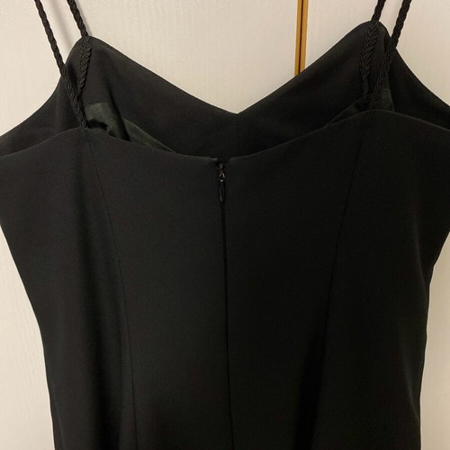 Maxi black dress Alessandro like new, size Medium, long with slit