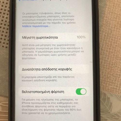 iPhone 6s used with minor screen discoloration, 16GB, silver