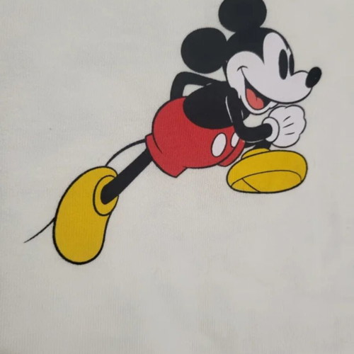 Zara Kids Disney Mickey Mouse T-shirt like new, white, size 110 cm
