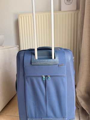 Βαλίτσα Samsonite μεγάλη μεταχειρισμένη, με επέκταση, μπλε, 2,7kg