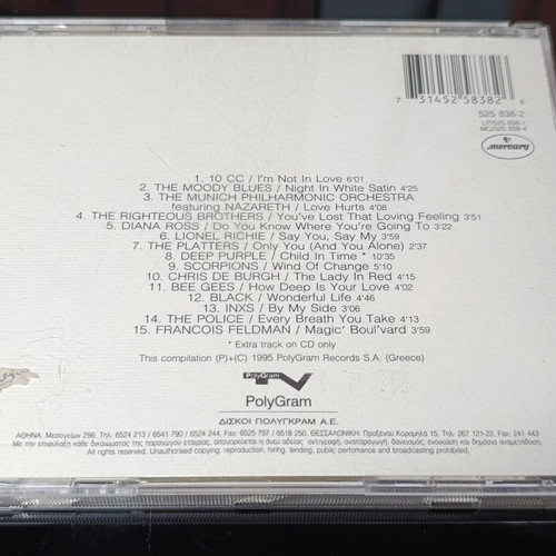 Groovy Love CD used, 1995 rock and pop compilation