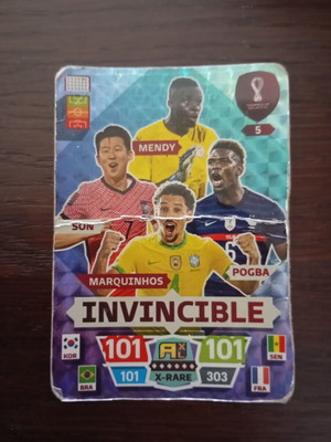 FIFA World Cup Qatar 2022 Invincible card used, rare collectible