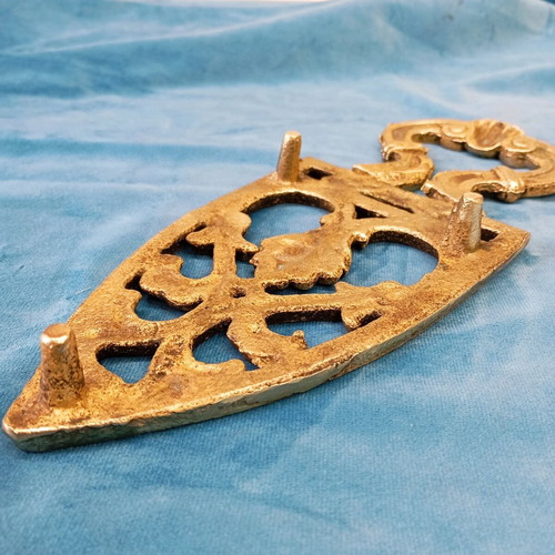 Bronze iron rest used, vintage 1950s