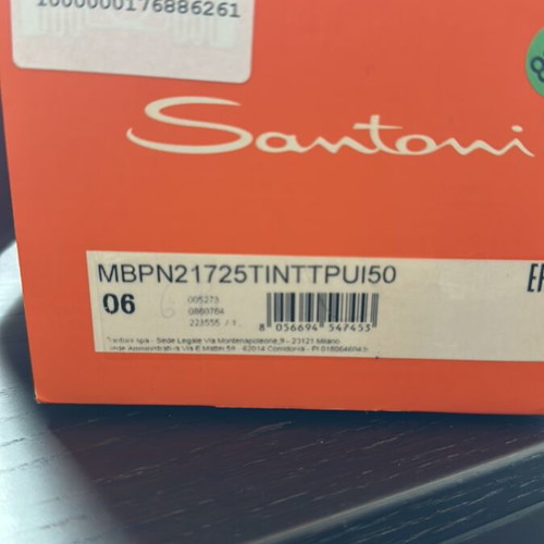 Santoni slippers new, white, sizes 39-40, unisex