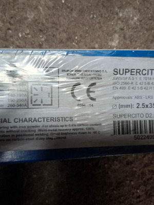 Basic electrodes new 2.5x350(mm) 3kg