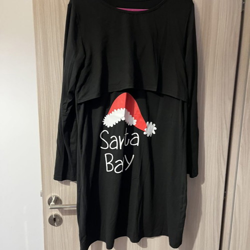 Santa Baby maternity dress Shein black, new, size L