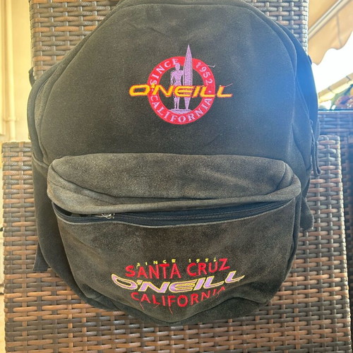 O’Neill black suede backpack used