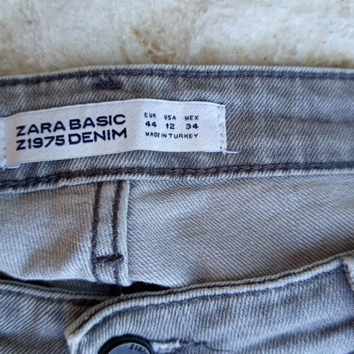 Zara women's pants size 44 gray like new