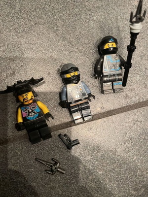 Lego used figures tactical, stealth ninja and hat-wearing type