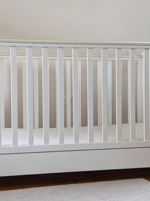 Casababy Smart convertible baby bed with Greco mattress used